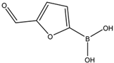 Chemical structure of 5-Formyl-2-furanboronic acid | 27329-70-0