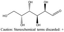 Chemical structure of D(+)Galactose | 59-23-4