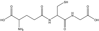 Chemical structure of Glutathione | 70-18-8