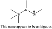 Chemical structure of Hexamethyldisilazane | 999-97-3