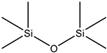 Chemical structure of Hexamethyldisiloxane | 107-46-0