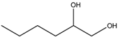 Chemical structure of 1,2-Hexanediol | 6920-22-3
