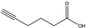 Chemical structure of 5-Hexynoic Acid | 53293-00-8