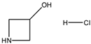 Chemical structure of 3-Hydroxyazetidine hydrochloride | 18621-18-6