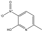 Chemical structure of 2-Hydroxy-6-methyl-3-nitropyridine | 39745-39-6