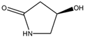Chemical structure of (R)-4-Hydroxy-2-pyrrolidinone | 22677-21-0