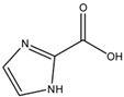Chemical structure of Imidazole-2-carboxylic acid | 16042-25-4