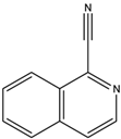 Chemical structure of 1-Isoquinoline Carbonitrile | 1198-30-7