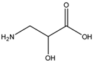 Chemical structure of DL-Isoserine | 565-71-9