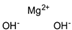 Chemical structure of Magnesium hydroxide | 1309-42-8