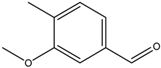 Chemical structure of 3-Methoxy-4-methylbenzaldehyde | 24973-22-6