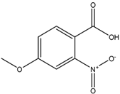 Chemical structure of 4-Methoxy-2-nitrobenzoic acid | 33844-21-2