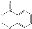 Chemical structure of 3-Methoxy-2-nitropyridine | 20265-37-6