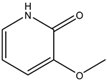 Chemical structure of 3-Methoxy-2(1H)-pyridone | 20928-63-6