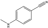 Chemical structure of 4-(Methylamino)benzonitrile | 4714-62-9