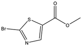 Chemical structure of Methyl2-bromothiazole-5-caerboxylate | 54045-74-8