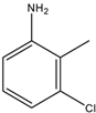 Chemical structure of 2-Methyl-3-chloroaniline | 87-60-5