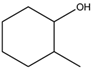 Chemical structure of 2-Methyl cyclohexanol | 583-59-5