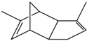 Chemical structure of Methylcyclopentadiene Dimer | 26472-00-4