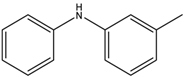 Chemical structure of 3-Methyldiphenylamine | 1205-64-7