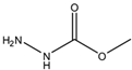 Chemical structure of Methyl hydrazinocarboxylate | 6294-89-9