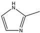 Chemical structure of 2-Methylimidazole | 693-98-1