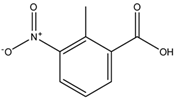 Chemical structure of 2-Methyl-3-nitrobenzoic acid | 1975-50-4