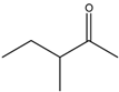 Chemical structure of 3-Methyl-2-pentanone | 565-61-7