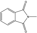 Chemical structure of N-Methylphthalimide | 550-44-7
