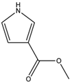 Chemical structure of Methyl-1-H-pyrrole-3-carboxylate | 2703-17-5