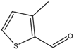Chemical structure of 3-Methylthiophene-2-carboxaldehyde | 5834-16-2