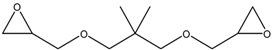 Chemical structure of Neopentylglycoldiglycidylether | 17557-23-2