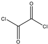 Chemical structure of Oxalyl chloride | 79-37-8