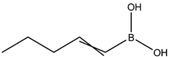 Chemical structure of 1-Penten-1yl-boronic acid | 104376-24-1