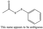 Chemical structure of Phenylacetyldisulfide | 15088-8-5