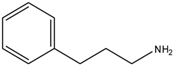 Chemical structure of 3-Phenyl-1-propylamine | 2038-57-5