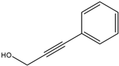 Chemical structure of 3-Phenyl-2-propyn-1ol | 1504-58-1