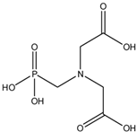 Chemical structure of N-(Phosphonomethyl)LMinodiacetic Acid | 5994-61-6