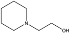 Chemical structure of 1-Piperidineethanol | 3040-44-6