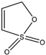 Chemical structure of 1,3-Propene sultone | 21806-61-1