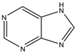 Chemical structure of Purine | 120-73-0