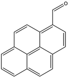 Chemical structure of 1-Pyrenecarboxaldehyde | 3029-19-4