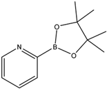 Chemical structure of 2-Pyridineboronic acid pinacol ester | 874186-98-8