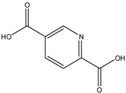 Chemical structure of 2,5-Pyridinedicarboxylic Acid | 100-26-5