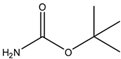 Chemical structure of Tert-butyl carbamate | 4248-19-5