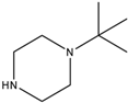 Chemical structure of N-Tert-butylpiperazine | 38216-72-7