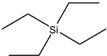 Chemical structure of Tetraethylsilane | 631-36-7