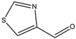 Chemical structure of Thiazole-4-carboxaldehyde | 3364-80-5