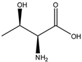 Chemical structure of DL-Threonine | 80-68-2