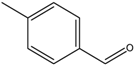 Chemical structure of P-tolualdehyde | 104-87-0
